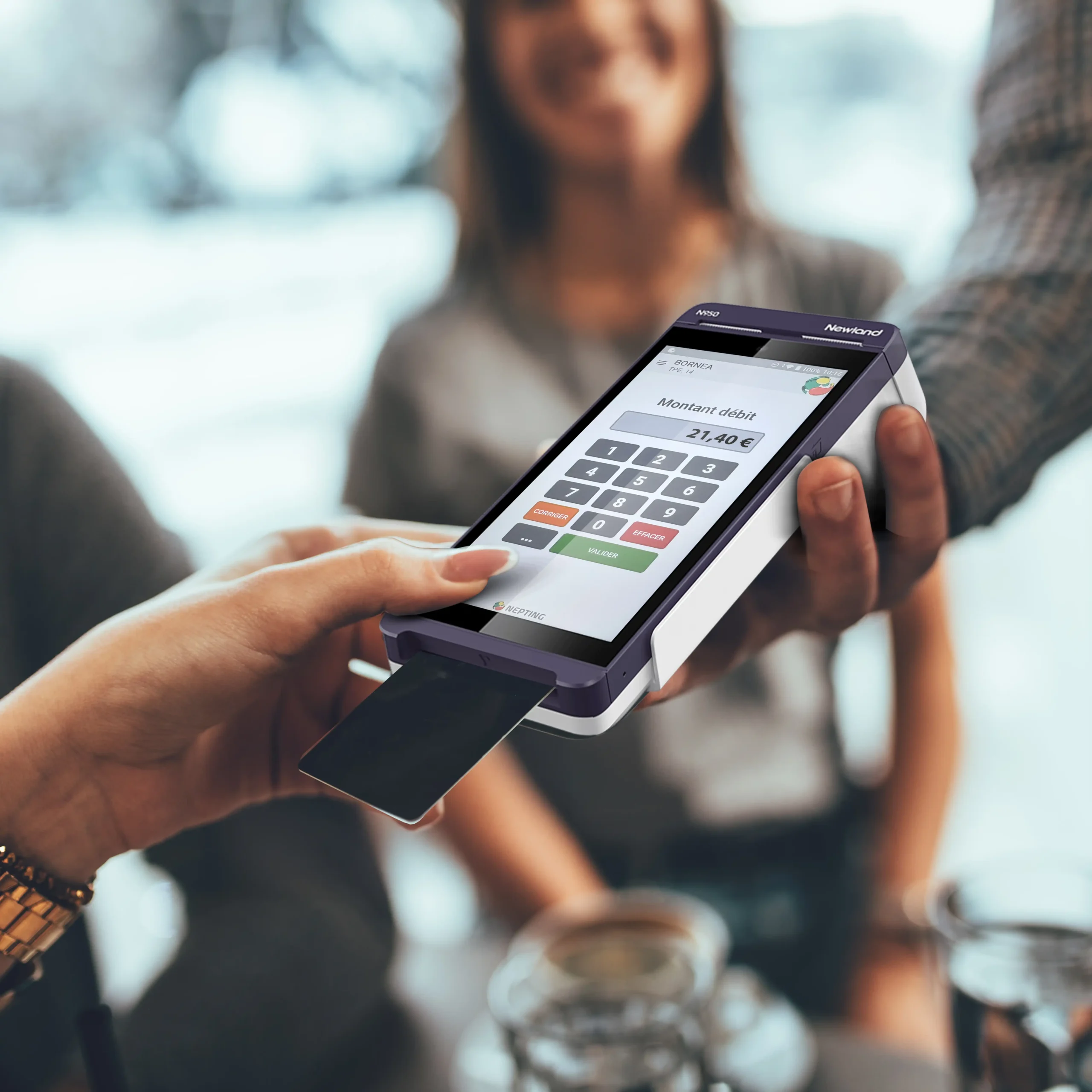Paiement facile par carte avec TPE et solution cashmag Android