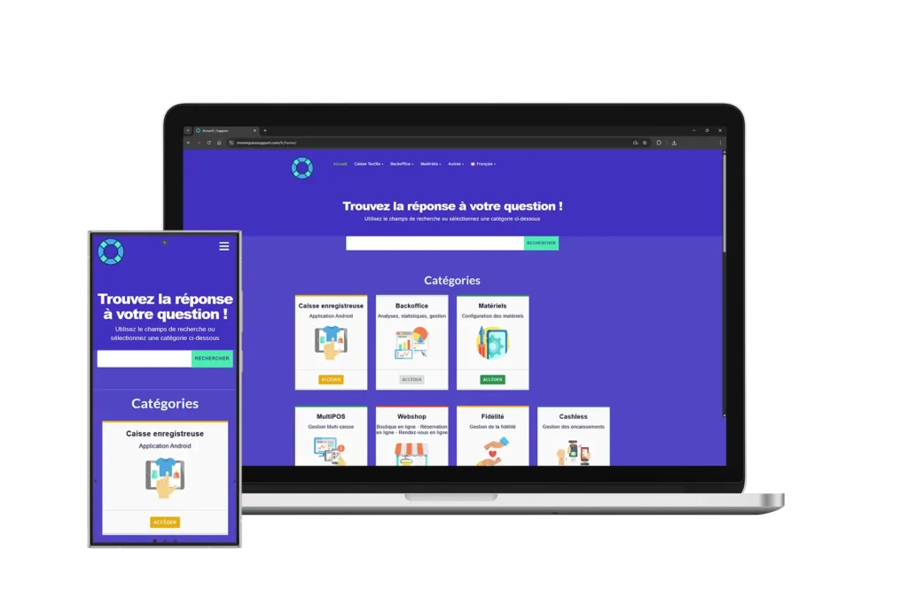 portail de support en ligne