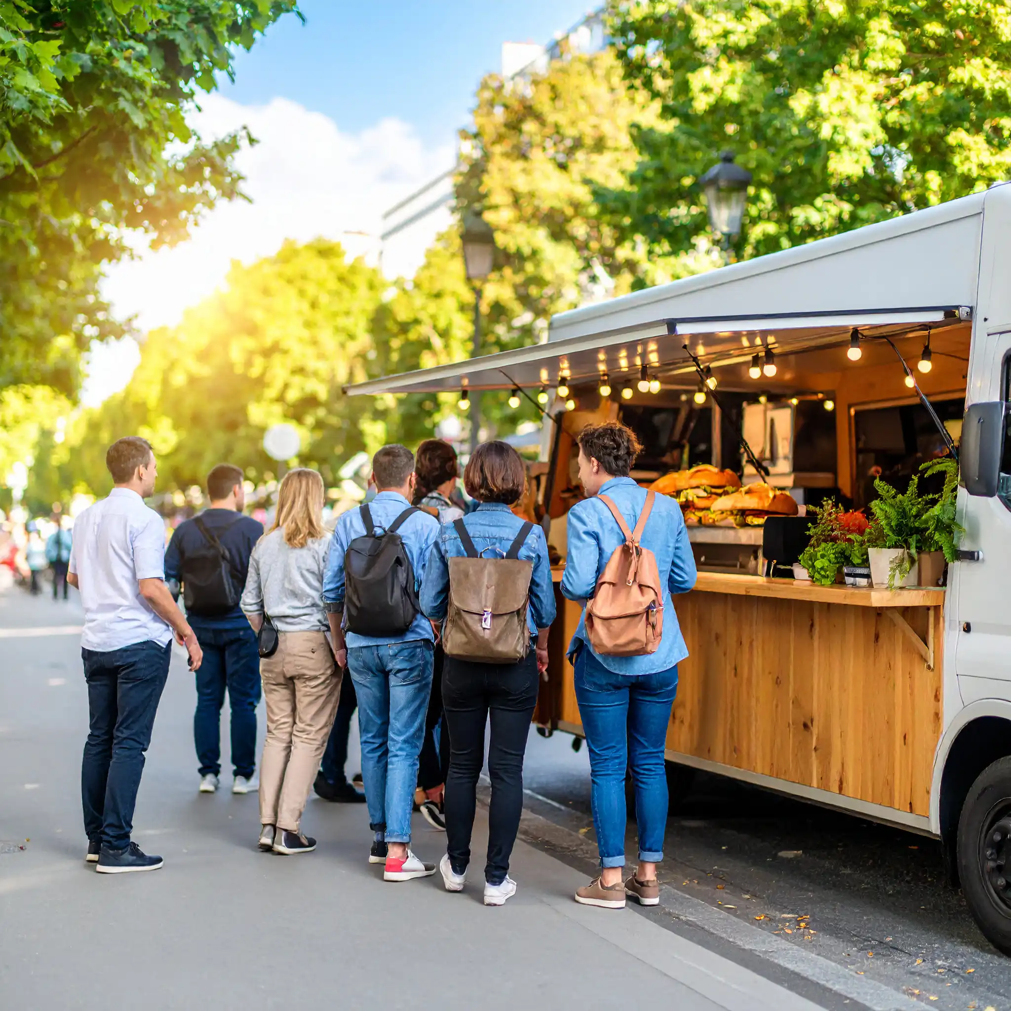 gestion des fils d'attente food truck cashmag android